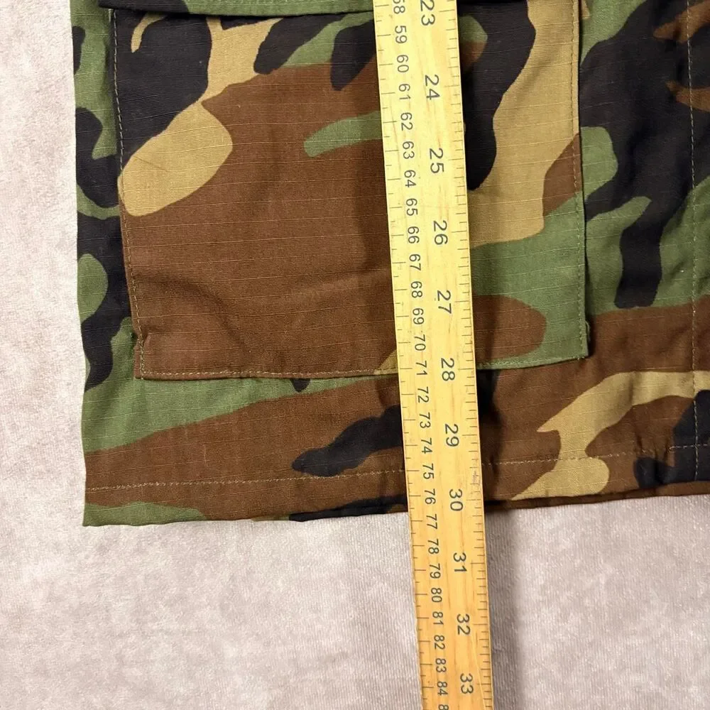 woodland camo authentic us air force button up field jacket new with tag